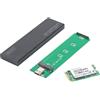 DIGITUS External SSD Enclosure, M.2 (NGFF) - USB 3.1 C
