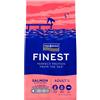 FISH4DOGS Granuli grandi per cani adulti Salmone finissimo con patate 12 kg, 1+
