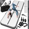 KESSER® tappetino da palestra gonfiabile airtrack 2m/3m/4m/5m/6m tappetino da ginnastica | incl. borsa di trasporto e pompa d'aria elettrica | tappetino da yoga, tappetino da tumbling, tappetino da allenamento, tappetino da palestra e fitness
