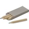 IMPRESSION Set 4 mini matite in legno kai Personalizzate o neutre