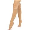 Laboratori Piazza CALZE ELASTICHE GAMBALETTO CCL1 L. PIAZZA PUNTA APERTA, XL, Standard