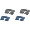 Bestway 14.5 x 9.5 x 4/37 x 24 x 10 cm Flocked Air Neck Rest (Confezione da 2)