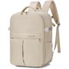 SPAHER 25L Bagaglio a Mano 40x30x20 Ryanair Zaino da Viaggio Aere, Beige