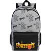 Get Trend Fortnite Grande Zaino Bambino, 46 cm Zaino Scuola e Viaggio Regolabile, Scolastico Imbottito con Scomparti Multipli, Regalo Gaming Bambino (Grigio Fortnite)