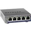 NETGEAR Switch Ethernet 5 porte Plus GS105E, Switch Gigabit con opzioni di montaggio desktop o a parete e assistenza limitata a vita