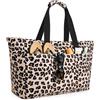 ISEYOU Borsa Mare Grande XXL Famiglia, Borsa Spiaggia con Chiusura Zip e Impermeabile, Leggera e Pieghevole, Multitasche ad Ampia Capacità Borsello Tracolla Donna per Shopping, Viaggio, Campeggio