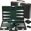 PUYUKO Backgammon Gioco, PUYUKO Backgammon Set Valigetta 11 Pollici Set Gioco da Tavolo per 2 Giocatori con Accessori per Adulti, Amici e Famiglia (Verde)