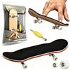 Danbghyuo Mini Skateboard Da Dita, Rosso Festa Compleanno Fingerboard con Accessori per Skateboard Mini per Trucchi e Stunt per adulti, ragazzi, bambini e principianti… (Bianco)