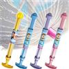 LLELEMAMO Pistola ad Acqua LED Effetto Fuochi d'Artificio per Bambini e Adulti, Blaster Luminoso a Pompa, Set Fucili Spara Acqua per Festa in Piscina Mare, Gioco Estivo Aperto Resistente (4Pcs-A)