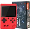 Generico Console Portatile con Giochi Arcade | Mini Console di Giochi Retrò | 400 giochi in 1 | Portatile ogiochi Classici regalo natale | Super Console Retrò Game per Bambini e Adulti | Rosso