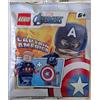 Blue Ocean LEGO Marvel Super Heroes Capitan America Minifigure Foil Pack Set 242106 (confezionato)