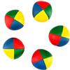 Diabolo Freizeitsport Set di 5 Palle da giocoliere Diabolo Premium Soft Juggling Balls quadricolore - 67mm Ø ✓ Palla da giocoliere ✓ Water Repellent ✓ Morbida Similpelle I Set di Giocoleria per Giovani e Adulti