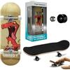 Danbghyuo Mini Skateboard Da Dita, Rosso Festa Compleanno Fingerboard con Accessori per Skateboard Mini per Trucchi e Stunt per adulti, ragazzi, bambini e principianti… (Dinosaure jaune)