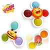 Wholede Gioco Seggiolone Ventosa Spinner Trottola Giochini per Neonati Giochi da Bagno per Bambini