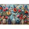 Bullglesup Puzzle per adulti, 1000 pezzi, vaso con poster, si adattano perfettamente tra loro lettere sul retro, senza polvere, regalo per anziani (70 x 50 cm)