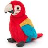 Uni-Toys - Pappagallo rosso - 20 cm (altezza) - Uccello in peluche, Ara - Peluche