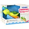 TOMY Toomies Swim & Sing Turtle Baby Bath Toy , Interactive Educational Toy with Music and Sounds , Water Play Toys For Boys & Girls 1,2, 3+ Year Olds