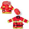 Melissa & Doug Costume da Pompiere - Gioco Vigile del Fuoco, Vestito Carnevale con Casco, Estintore, Ascia e Badge, Costumi di Halloween o Carnevale, Regalo per Bambini e Bambine, 3+ Anni