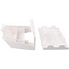 Kivivaka Kit di staffe di montaggio per router Starlink per Gen 3 e alimentatore costruito con plastica ABS e progettato per ridurre l'ingombro dello spazio di lavoro (A)