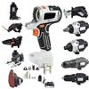 Generic Set di trapano senza fili, kit combinato di utensili elettrici senza spazzole per lavorazione del legno, riparazione di mobili e progetti fai da te, set di attrezzi versatile 10 in 1
