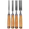 DEEPCRAFF 1set Sgorbie per Intaglio Legno con Manico in Legno Massello e Lama in Acciaio Kit Intaglio Semi-rotondo per Falegnameria Strumenti Resistenti per Principianti e Artisti