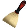 Generic Coltello per stucco, raschietto per vernice spesso 1,5 mm con manico in gomma, raschietto per cartongesso per legno, strumento di rimozione della carta da parati, 60 mm