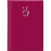 no brand Agenda giornaliera 2027 Nota Bene Egadi s/d abbinati copertina gommata 14,3x20,5 cm rosso rubino - 27-250FT-C21