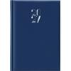 no brand Agenda giornaliera 2027 Nota Bene Egadi quadretti s/d abbinati gommata 14,5x20,5 cm blu - 27-209FT-C10