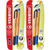 STABILO GREENpoint - Penna Ecosostenibile con punta in fibra - 87% Plastica Riciclata - Pack da 2 - Nero/Blu (Confezione da 2)