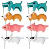 AOKWAWALIY Set Di 4 Orecchini A Forma Di Cane E Dinosauro Unici Nel Loro Genere Gioielli Di Moda Per Ragazze