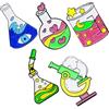 LALADEFIEE Set 5 Spille Smaltate Tema Laboratorio in Lega, Distintivi Decorativi e Pratici per Abbigliamento Donna, per Nubilato e Ufficio