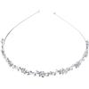 WINOMO Womens Bridal Tiara cerchietto copricapo fiore di cristallo di nozze lascia