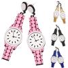 GALPADA Orecchini Pendenti a Forma di Orologio Design Semplice ed Elegante in Acrilico Leggeri e Confortevoli 4 Paia per Feste e Occasioni Speciali