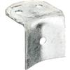 Alberts 202880 Raccordo per recinzione, zincato a caldo, per paletti e bulloni semitondi Ø100 mm, 70 x 65 x 70 mm