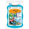 BIC Mario Kart Velleda - Lavagna a doppio lato, cancellabile a secco, 20 x 31 cm, con feltro cancellabile a secco e cancellabile, colore: blu, confezione da 1