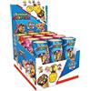 Relkon Crunchiez Paw Patrol Coni Gelato con Sorpresa, Confezione da 12 x 25g, Ripieno al Cioccolato e Nocciola, Multicolore