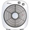 Ardes FLOOR 26 Ventilatore Portatile 45W 26 cm da Pavimento o Tavolo con Oscillazione Automatica, 3 Intensità, Timer, Rotazione 360°, Design Compatto e 6 Pale