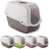 Nayeco LETTIERA Chiusa Romeo per Gatto Gatti Toilette IGIENICA Coperta Filtro No Odore (Colori Assortiti)