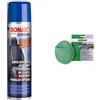 SONAX Xtreme Detergente per Tessuti + Alcantara, Pulisce a Fondo & Tampone di Cura per la Plastica, Garantisce la Stesura Omogenea dei Prodotti