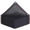 SUNLIMEI Telo Ombreggiante 85 x 460 cm 85% Resistente Ai Raggi UV Vela Ombreggiante per Giardino con Occhielli per Giardino Pergola Serra Pollaio Piante da Patio, Nero