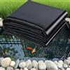 eryssgbf Telo Nero in PVC 4x8m per Laghetto - Fodera Impermeabile con Protezione Anti-UV, Perfetta per Laghetti, Fontane e Aree Acquatiche.