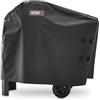 Weber Copertura Premium per Barbecue Pulse 1000/2000 con Carrello, Traspirante, Resistente ai Raggi UV e all'Acqua, Protezione da Vento e intemperie, con Chiusura in Velcro - Nero (7181)