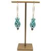 stylen Orecchini Pendenti con Ciondolo a Pesce in Ceramica e Dettagli, Cerchi Leggeri, Design Originale e Simpatico, Accessorio di Moda Artigianale per Ogni Occasione