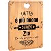 Apjielop Regalo Zia, Idee Regali Zia 2026, Regalo Zia Compleanno, Regalo per Zia, Regali per Zia Cucina Utili, Tagliere in Bambù.