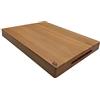 Efo Grande Tagliere in Legno Massiccio - Robusto e Ideale per Pane, Carne, Pesce, Verdure - 50 x 35 x 4 cm
