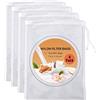 Kimmama Confezione da 4 sacchetti per latte di noci, colino in nylon per uso alimentare, 20 x 30 cm, sacchetti di stoffa per formaggio per scolare succhi di frutta, tofu, mandorle, caffè, yogurt e