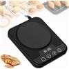 QSWLHLYY Riscaldatore per Lievito Madre, Controllo Preciso del Termostato da 1°F (70-100°F), Tappetino Riscaldante per Lievito Madre, Timer da 12 Ore, Display Digitale, Facile da Usare Black
