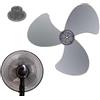 Generico Foglie di ricambio per ventilatore - Parti Elettriche Universali da 40 cm con Copridado,Ricambio ventilatore da esterno,Adatto A Interno Casa Scrivania Ufficio Cucina Esterno Campeggio Camper Garage