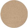 RugVista Jutte Tappeto per interni ed esterni, Rotonda, Ø 200 cm, Beige | Moderni, Pelo medio, Lavabile solo a mano, Oeko-Tex 100, Resistente ai raggi UV, Cucina, Porch