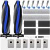 NIXOOT 22 accessori per robot aspirapolvere ECOVACS DEEBOT T90 PRO Omni / T90 Omni / X12 PRO Omni, 2 spazzole principali, 6 sacchetti per la polvere, 2 rulli per la pulizia a rullo, 4 filtri HEPA, 6 spazzole